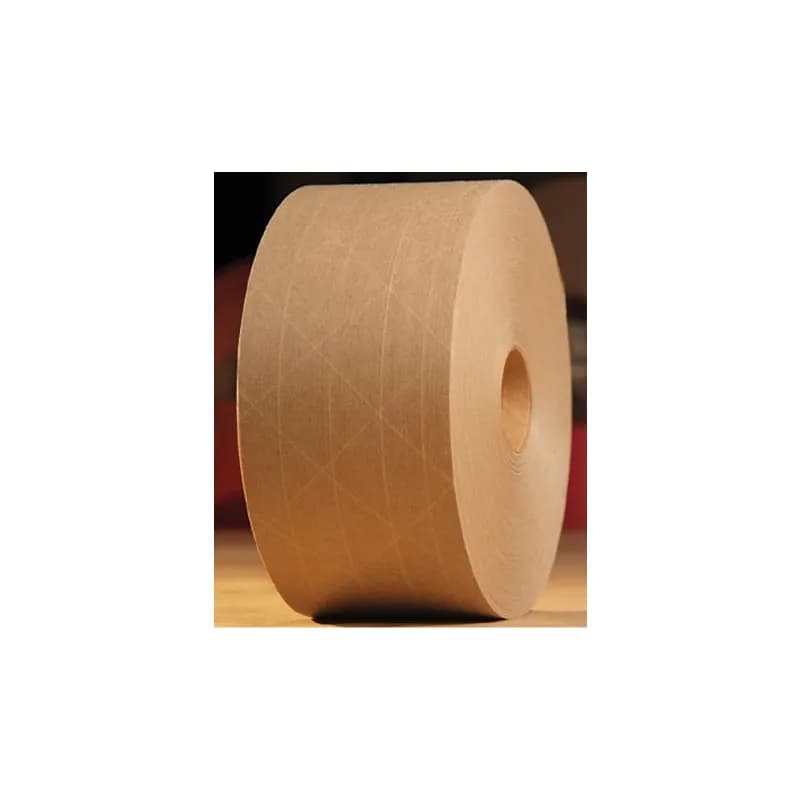 Gum Tape 70MM X450FT Black Reinforced Water Activated 10/Case