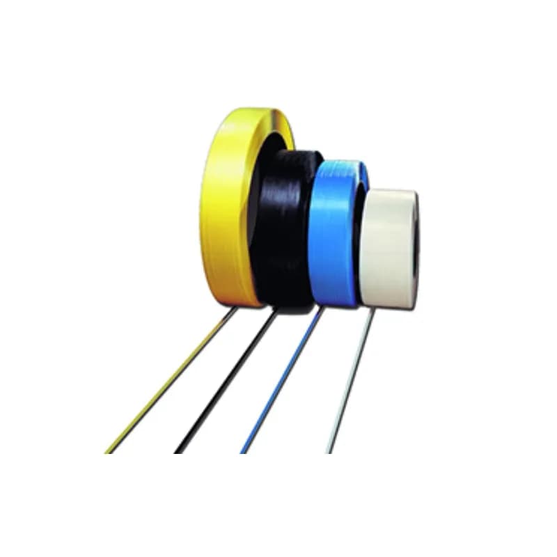 Flexband® Strapping 0.375IN X12900FT White PP 0.021GA Machine Grade 250# 9X8 Core 30 Count/Skid