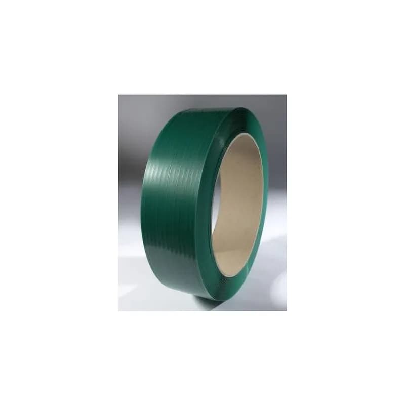 Strapping 0.625IN X4000FT Green PET 0.04GA 1600# 16X6 Core AAR Approved 1/Each