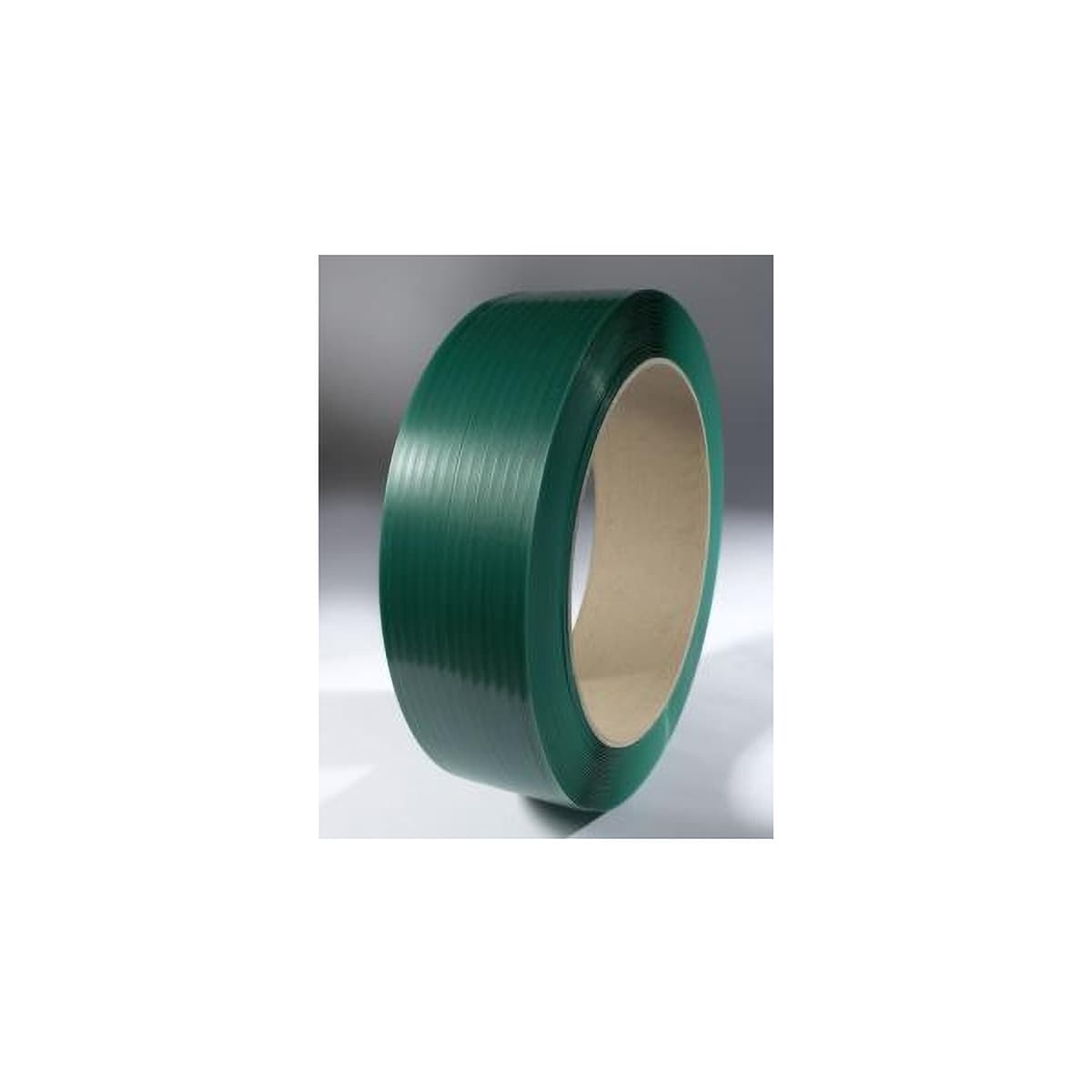 Strapping 0.625IN X4000FT Green PET 0.04GA 1600# 16X6 Core AAR Approved 1/Each