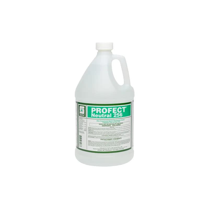 Profect® Neutral 256 Fragrance Free Disinfectant Cleaner 1 GAL Neutral Dye Free 4/Case