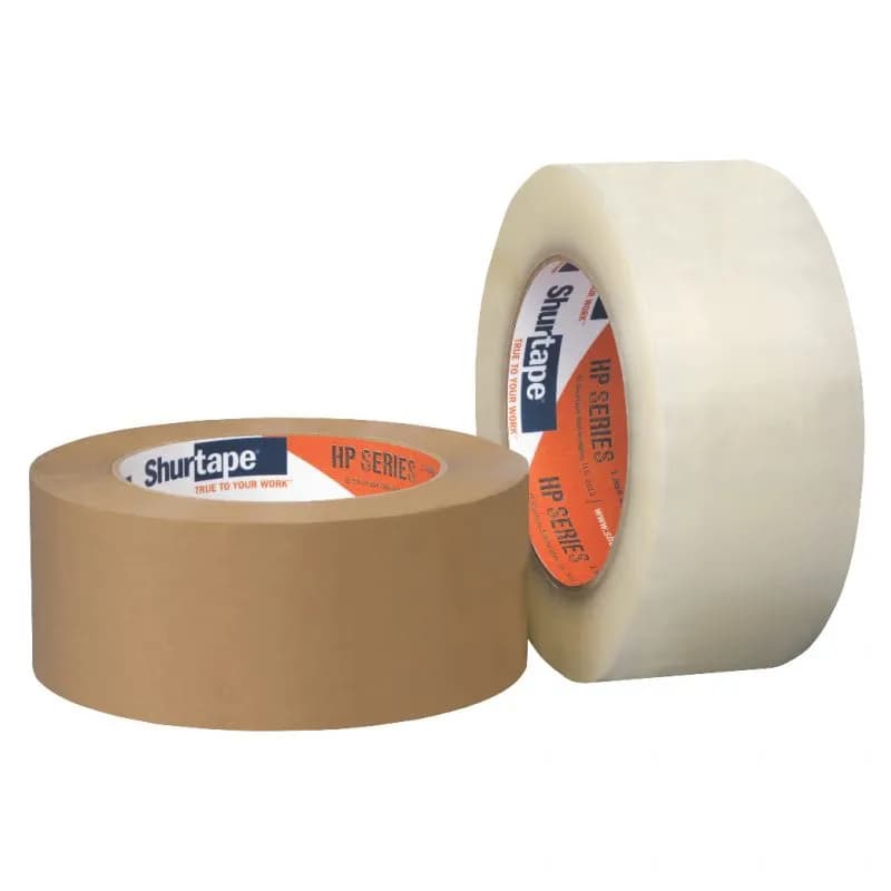 HP 400® Carton Sealing Tape 72MM X100M Clear BOPP Cast Film Synthetic Rubber 2.5MIL Hot Melt 24 Rolls/Cs 48 Cases/Pallet