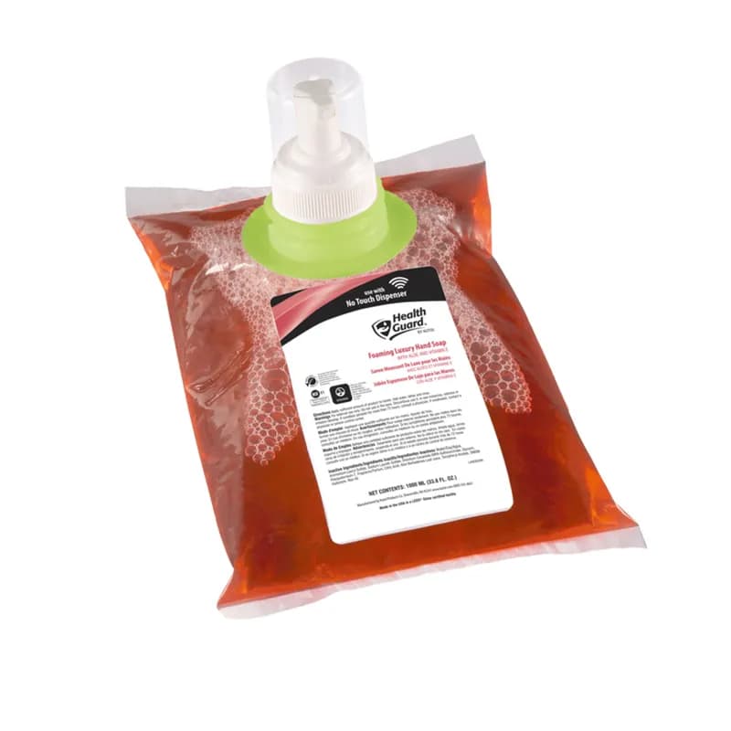 Health Guard® Hand Soap 1000 mL Luxury No Touch Cleaning 4/Case