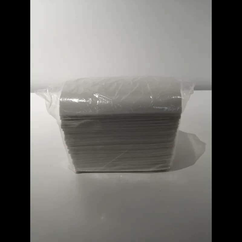 Victoria Bay Dinner Napkins 15X17 IN White Paper 1PLY 1/8 Fold Linen Feel 500/Case