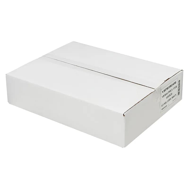 Victoria Bay Poly Bag 10X8X24 IN Clear LDPE 0.5MIL 500/Case