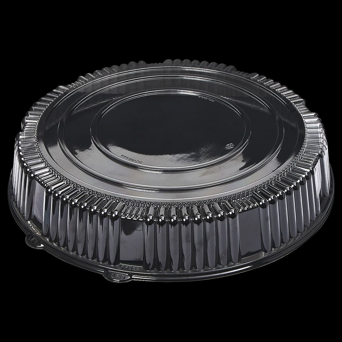Victoria Bay Lid High Dome 18 IN PET Clear Round For Serving Tray 25/Case