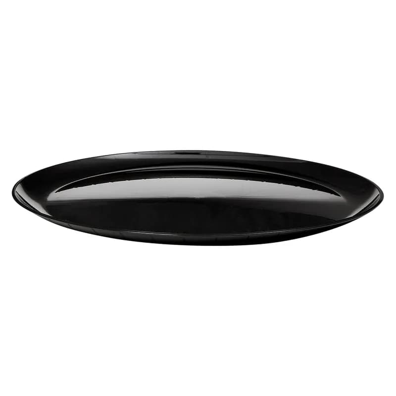Victoria Bay Serving Tray Base 18 IN PS Black With Design Round 25/Case