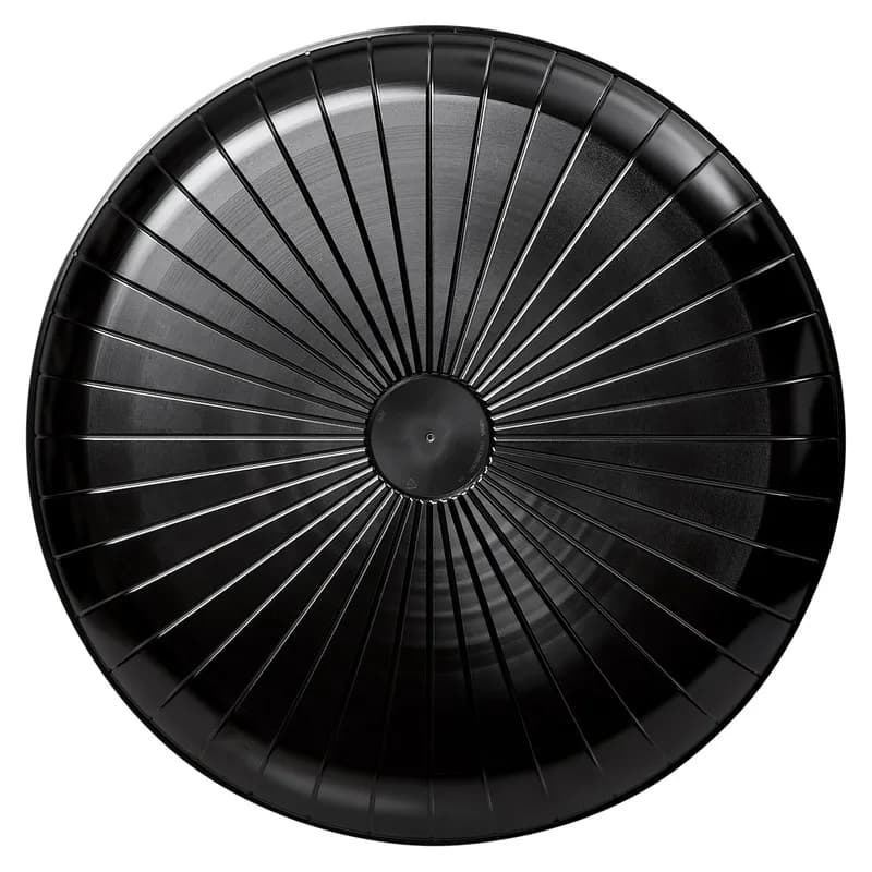 Victoria Bay Serving Tray Base 18 IN PS Black With Design Round 25/Case