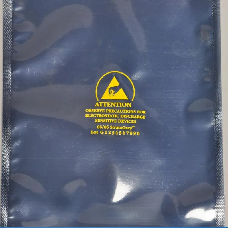 StratoGrey™ Shielding Bag 5X7 IN Translucent PC With Heat Seal Closure Buried Metal Construction Anti-Static Flat 100/Case