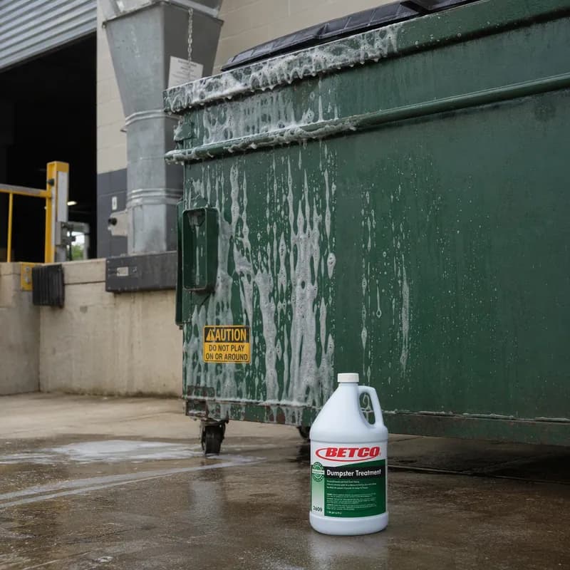 Dumpster Treatment Dumpster & Trash Cleaner Mango Yellow 1 GAL 4/Case