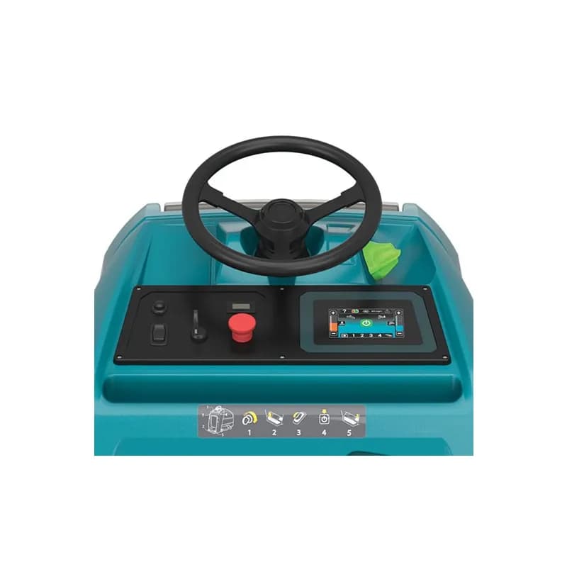 Floor Scrubber 14.1 GAL 24IN 24v Stand-On On-Board Charger Pad ec-H2O NanoClean® Battery 1/Each