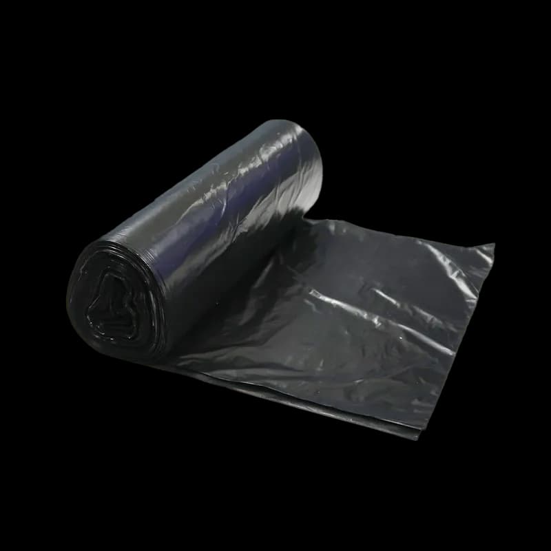 Victoria Bay Can Liner 56X60 IN 65-75 GAL Black 1.5MIL Roll 10 Count/Roll 5 Rolls/Case 50 Count/Case
