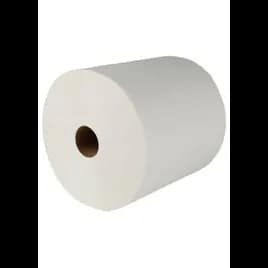 Roll Paper Towel 7.8IN X800FT 1PLY White Commercial 6/Case