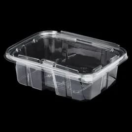 Victoria Bay Deli Container Hinged 24 OZ RPET Clear Tamper-Evident 100 Count/Pack 2 Packs/Case 200 Count/Case