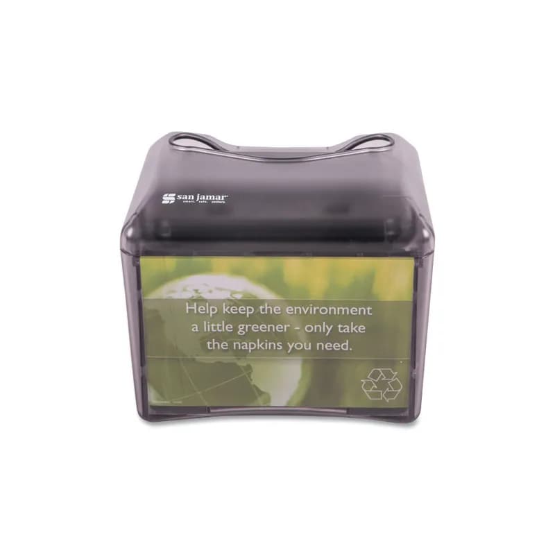 San Jamar Napkin Dispenser Black Full Fold Tabletop 1/Each