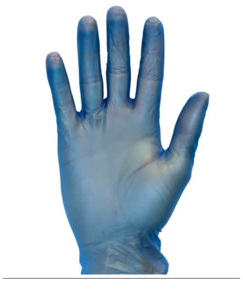 Netcare® Gloves XXL Blue Vinyl Powder-Free 100/Box