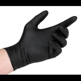 Examination Gloves Small (SM) Black 5MIL Nitrile Powder-Free 100/Box