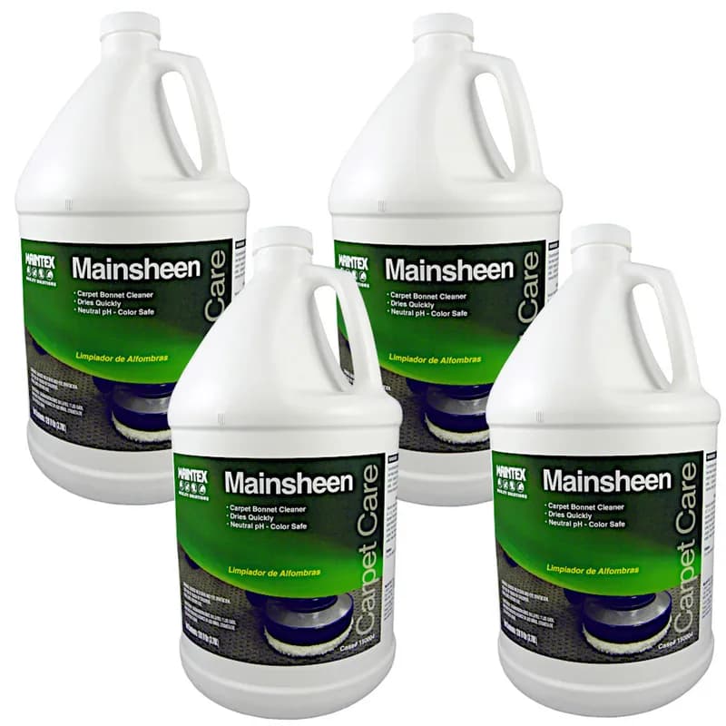 Mainsheen Pleasant Scent Carpet Bonnet 1 GAL 4/Case