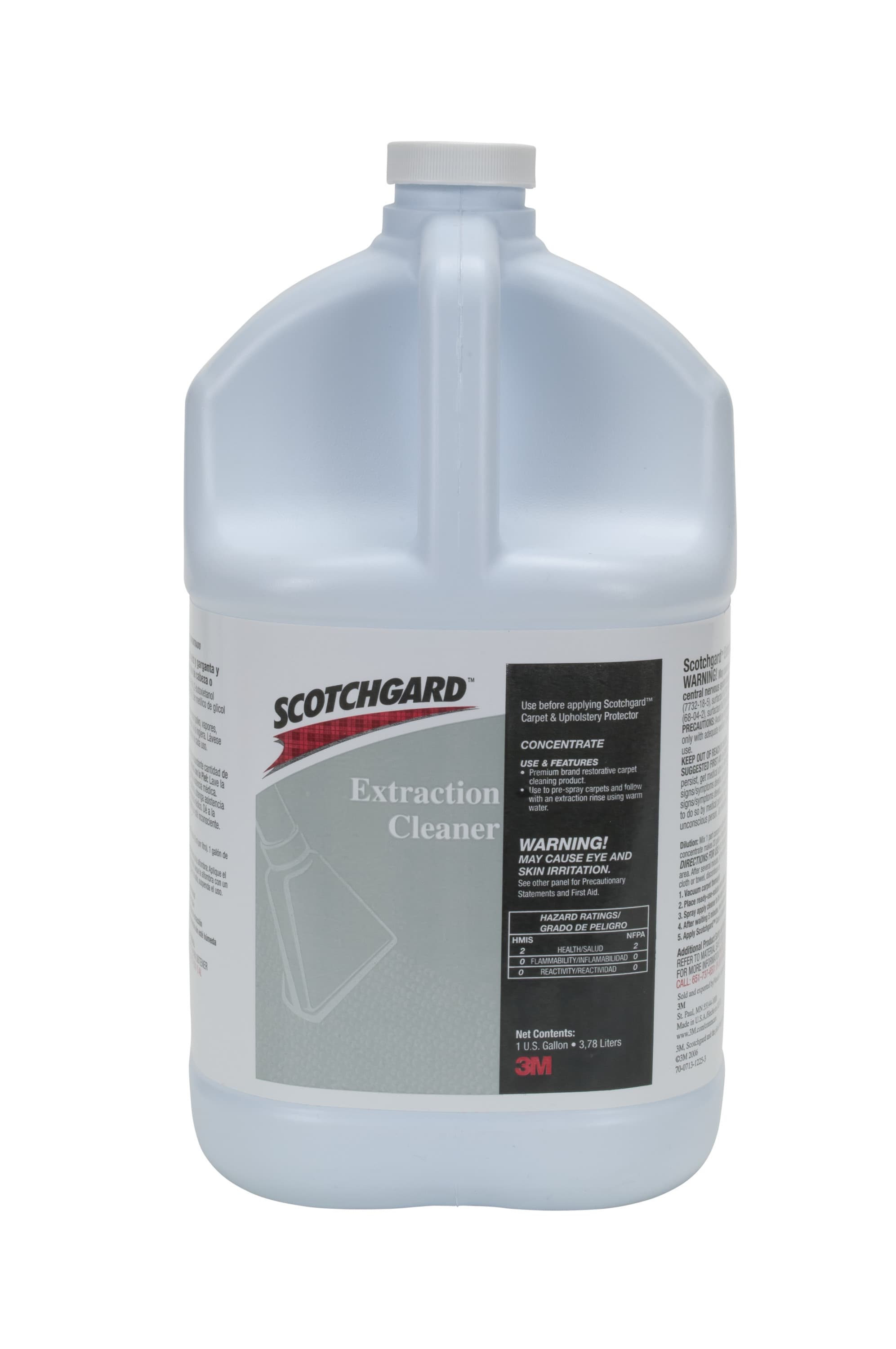 Scotchgard™ Carpet Extraction Cleaner 1 GAL Neutral Low Foam Concentrate Heavy Duty Concentrate 4/Case