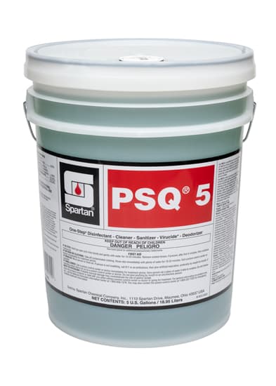 PSQ® 5 Pine One-Step Disinfectant 5 GAL Alkaline 1/Each