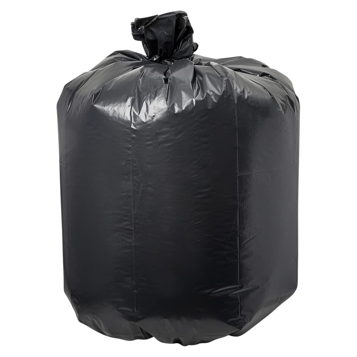 Victoria Bay Can Liner 38X58 IN 60 GAL Black 2MIL Flat Pack 100/Case