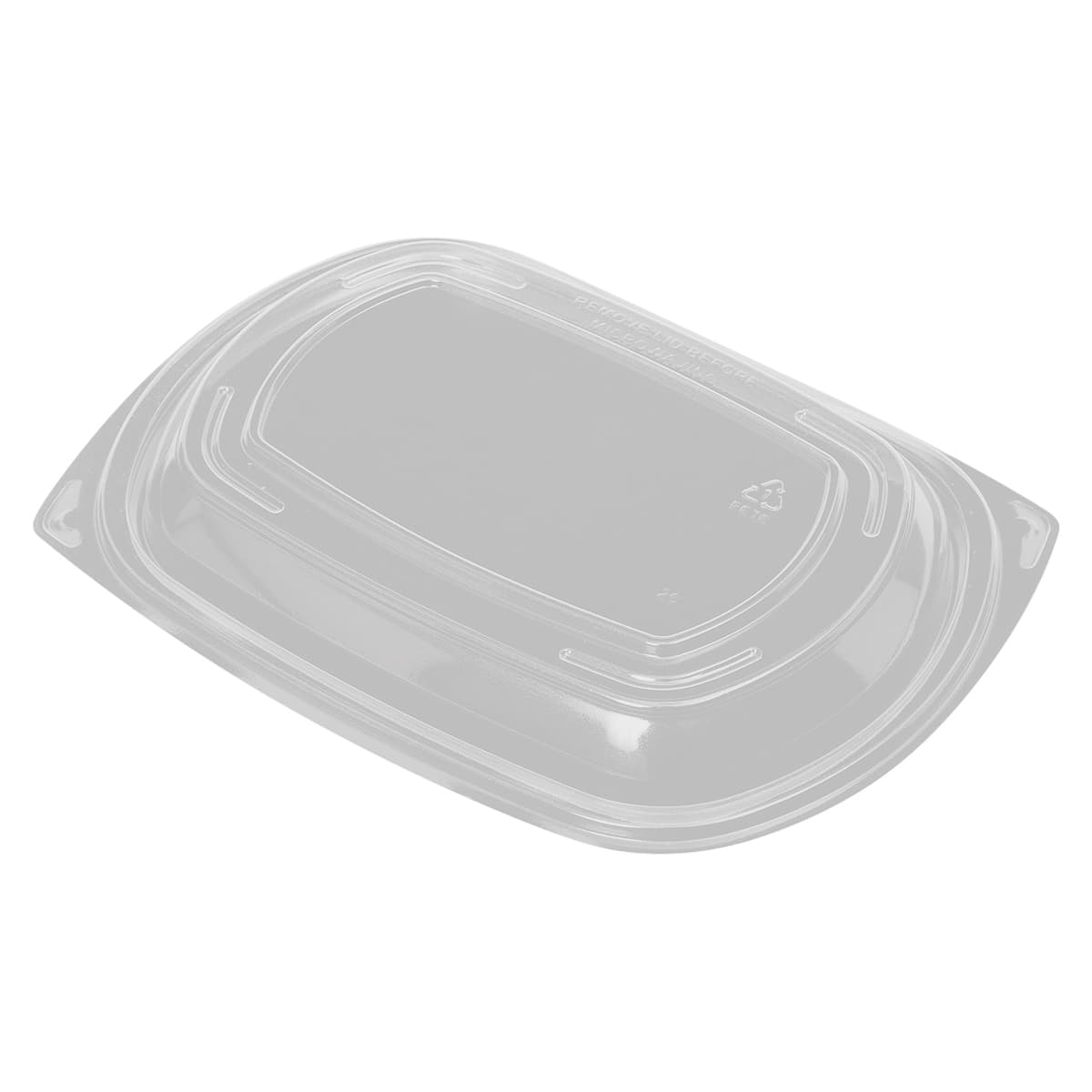 Victoria Bay Lid Dome 9X6 IN PET Clear For Food Container Microwave Safe 63 Count/Pack 4 Packs/Case 252 Count/Case