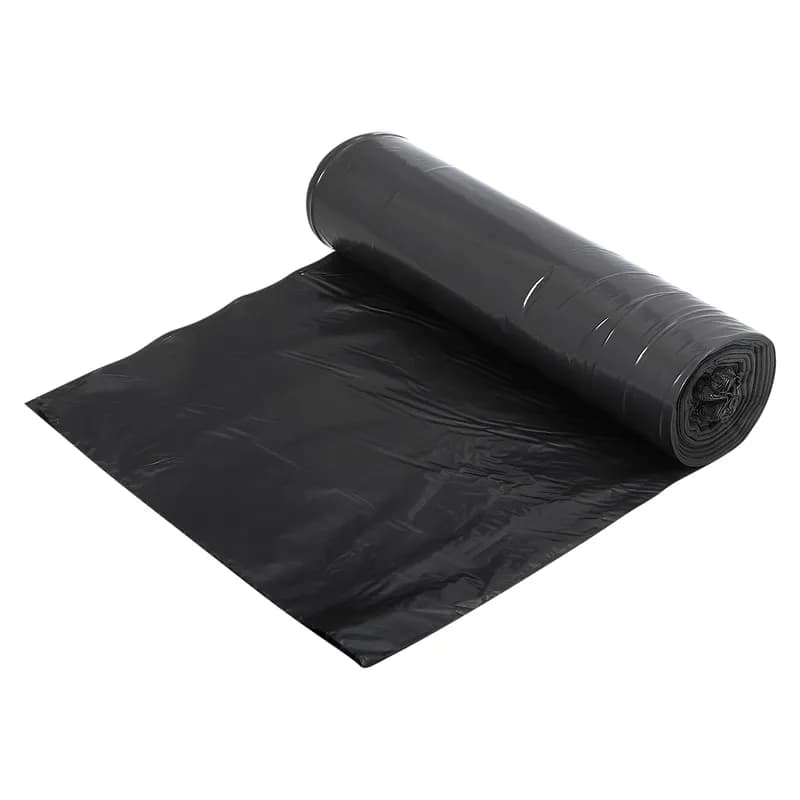 Victoria Bay Can Liner 36X58 IN 55-60 GAL Black 0.90MIL Roll 10 Count/Roll 10 Rolls/Case