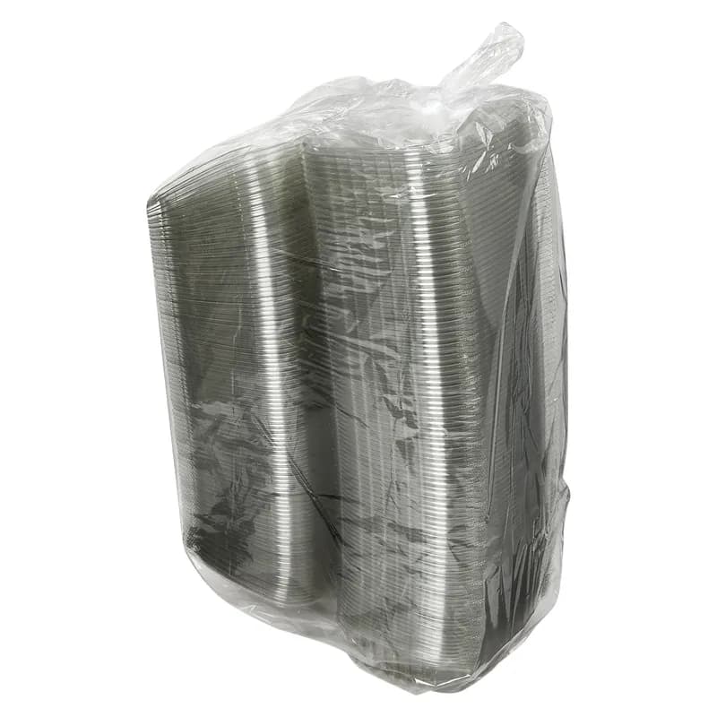 Victoria Bay Deli Container Hinged With Dome Lid 24 OZ PET Clear Square Medium 200/Case