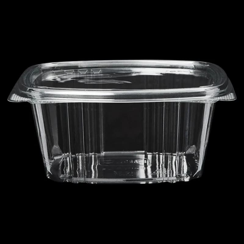 Victoria Bay Deli Container Hinged 16 OZ PET Clear Square 200/Case