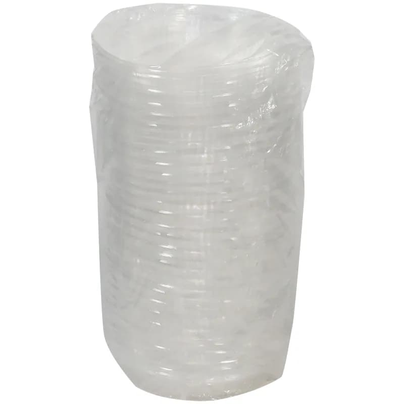 Lid Dome 8.9X0.8 IN 1 Compartment OPS Clear Round For 30 OZ Container 126/Case