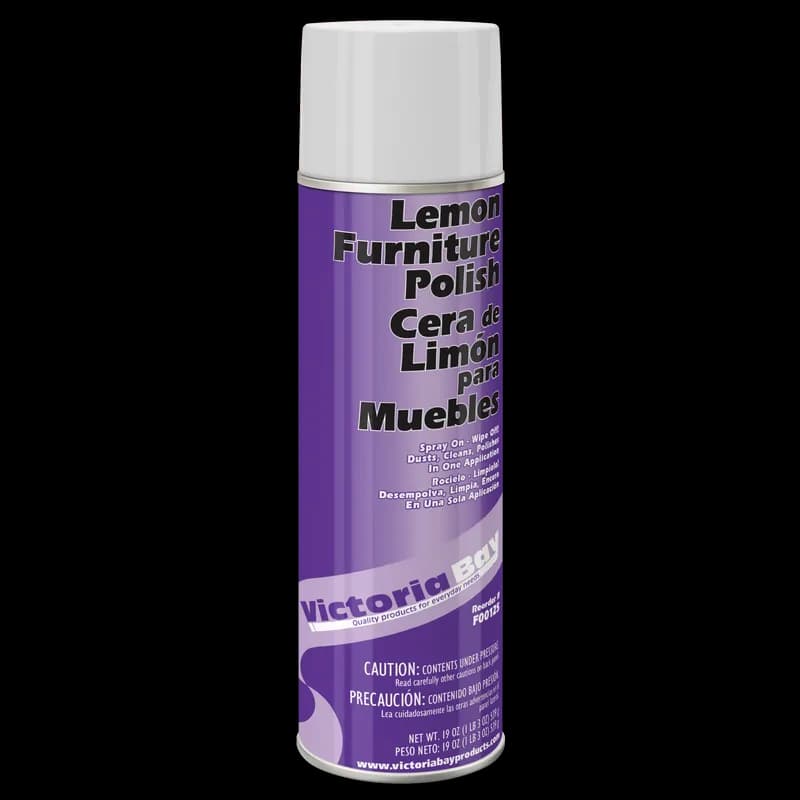 Victoria Bay Lemon Furniture Polish 19 FLOZ 12/Case