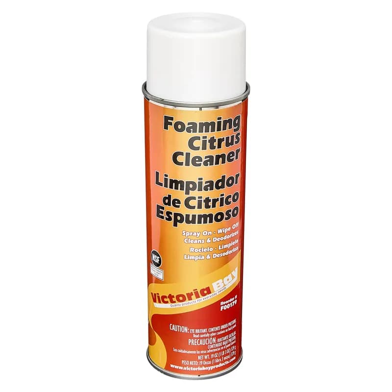 Victoria Bay Citrus Scent Cleaner 19 OZ Aerosol Foaming 12/Case