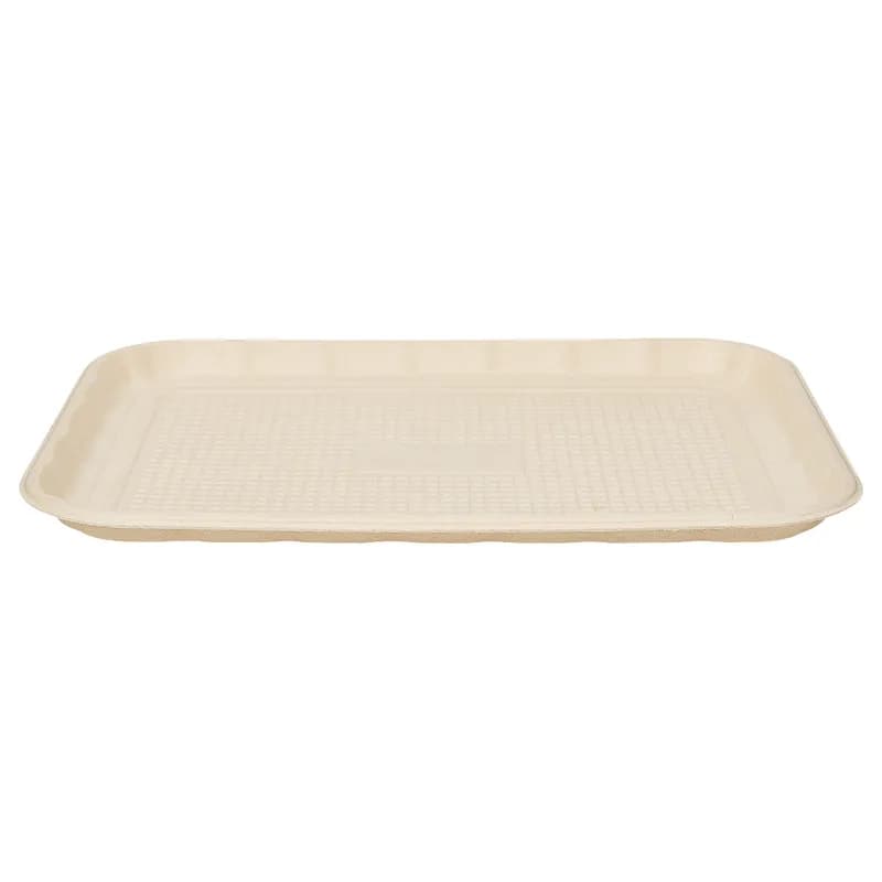 Victoria Bay Food Tray 12X16 IN Molded Fiber Natural 100 Count/Pack 2 Packs/Case 200 Count/Case