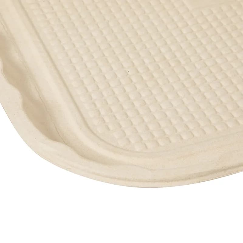 Victoria Bay Food Tray 14X18 IN Molded Fiber Natural 50 Count/Pack 2 Packs/Case 100 Count/Case