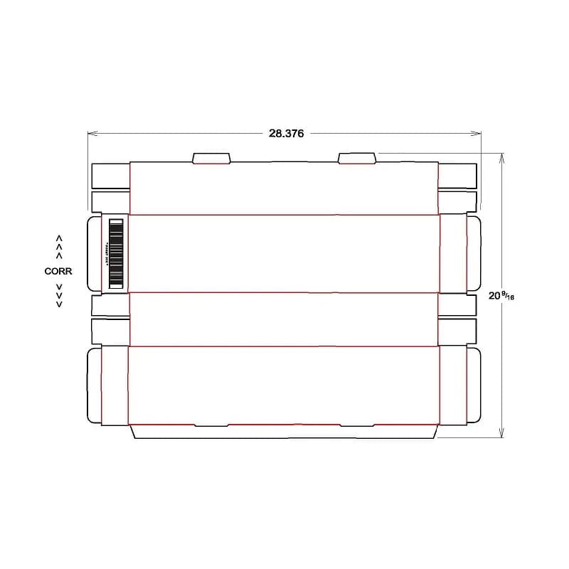 Dummy Box 22.5X5.938X3.938 IN Super Self Locking 50/Case