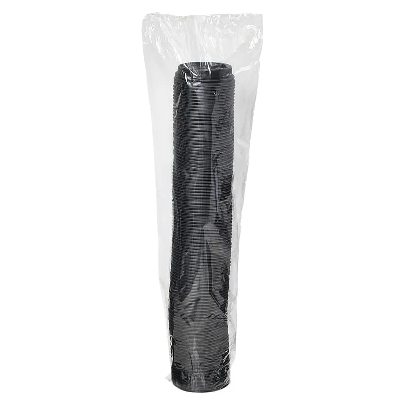 Victoria Bay Lid Dome 80MM PS Black For 8 OZ Hot Cup 100 Count/Pack 10 Packs/Case 1000 Count/Case