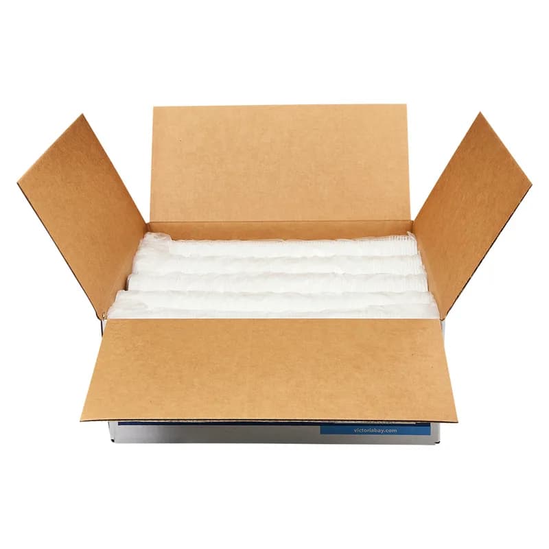 Victoria Bay Lid Flat 80MM PS White For 8 OZ Hot Cup 100 Count/Pack 10 Packs/Case 1000 Count/Case