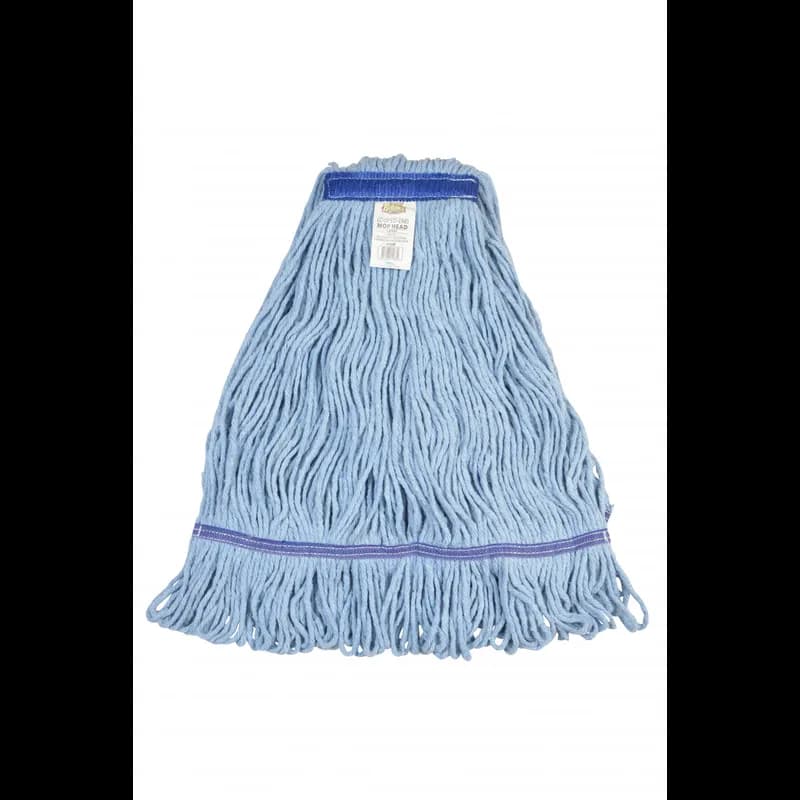 Mop Head Medium (MED) Blue Cotton Blend (70% Cotton, 30% Polyester) 1IN Narrow Headband Looped 1/Each