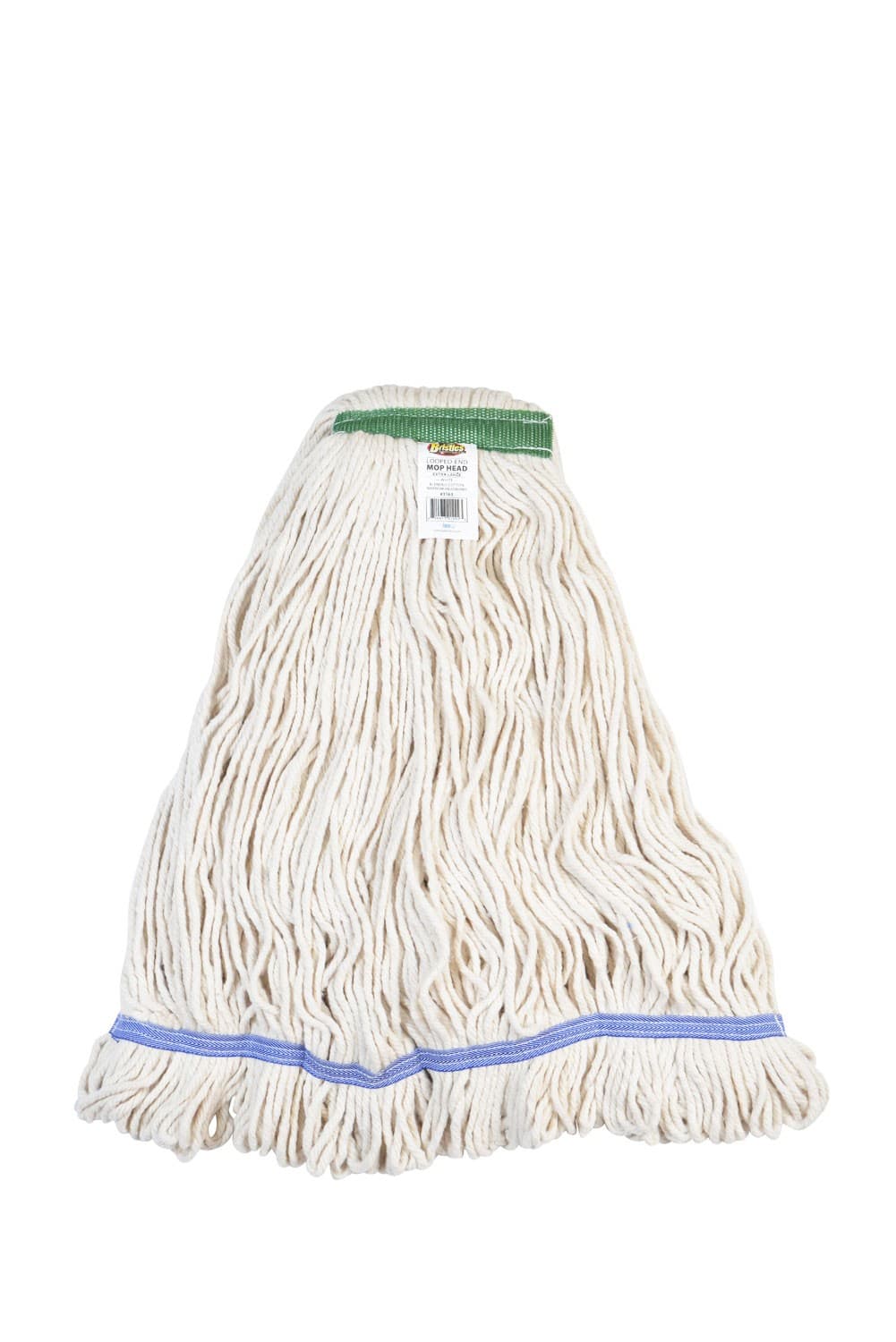 Mop Head XL White Cotton Blend (80% Cotton, 20% Polyester) 1IN Narrow Headband Looped 1/Each