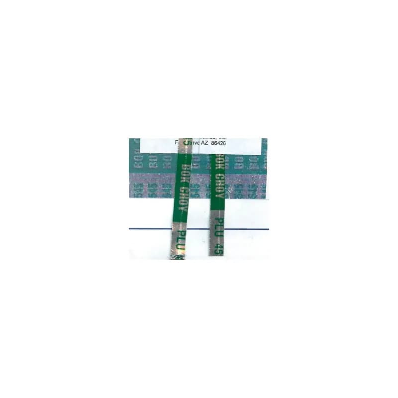 Bok Choy Twist Tie 18X0.375 IN Foil-Lined Paper Green 300/Pack