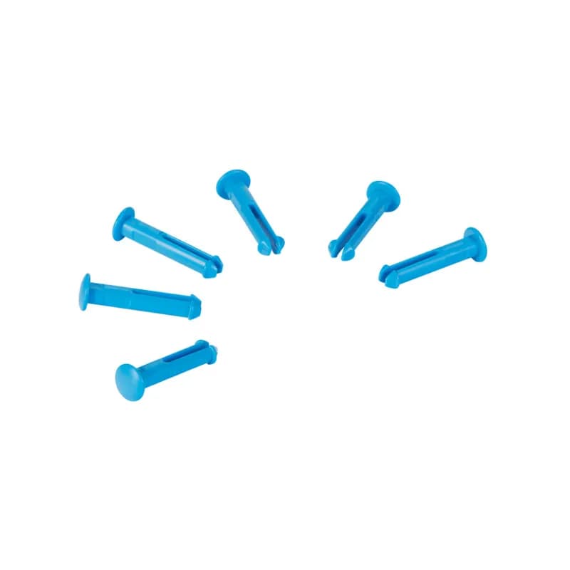 Vikan® Spare Pins 2.6X3.1X0.6 IN Blue PP 1/Each