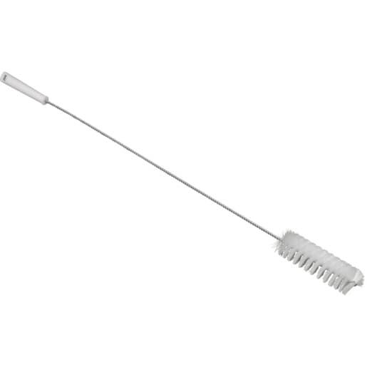 Vikan® Tube Brush 36X2X2 IN Polyester PBT Polypropylene (PP) Stainless Steel White Medium With 36IN Handle 1/Each