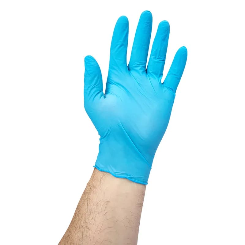 Victoria Bay Food Service Gloves Large (LG) Blue 3.5MIL Nitrile Disposable Powder-Free 100 Count/Box 10 Box/Case