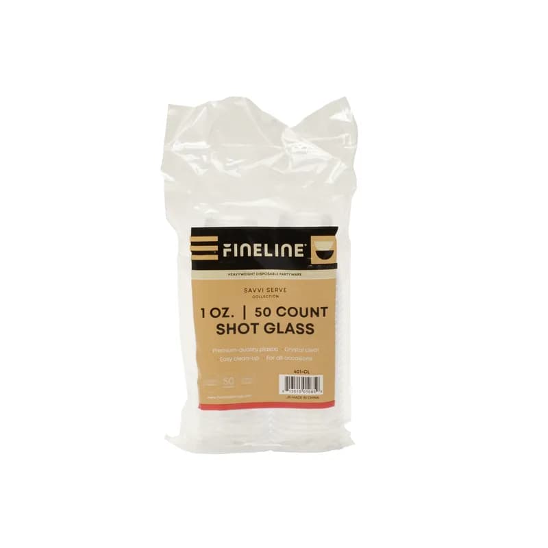 Cup Shot 1 OZ Plastic Clear 2500/Case
