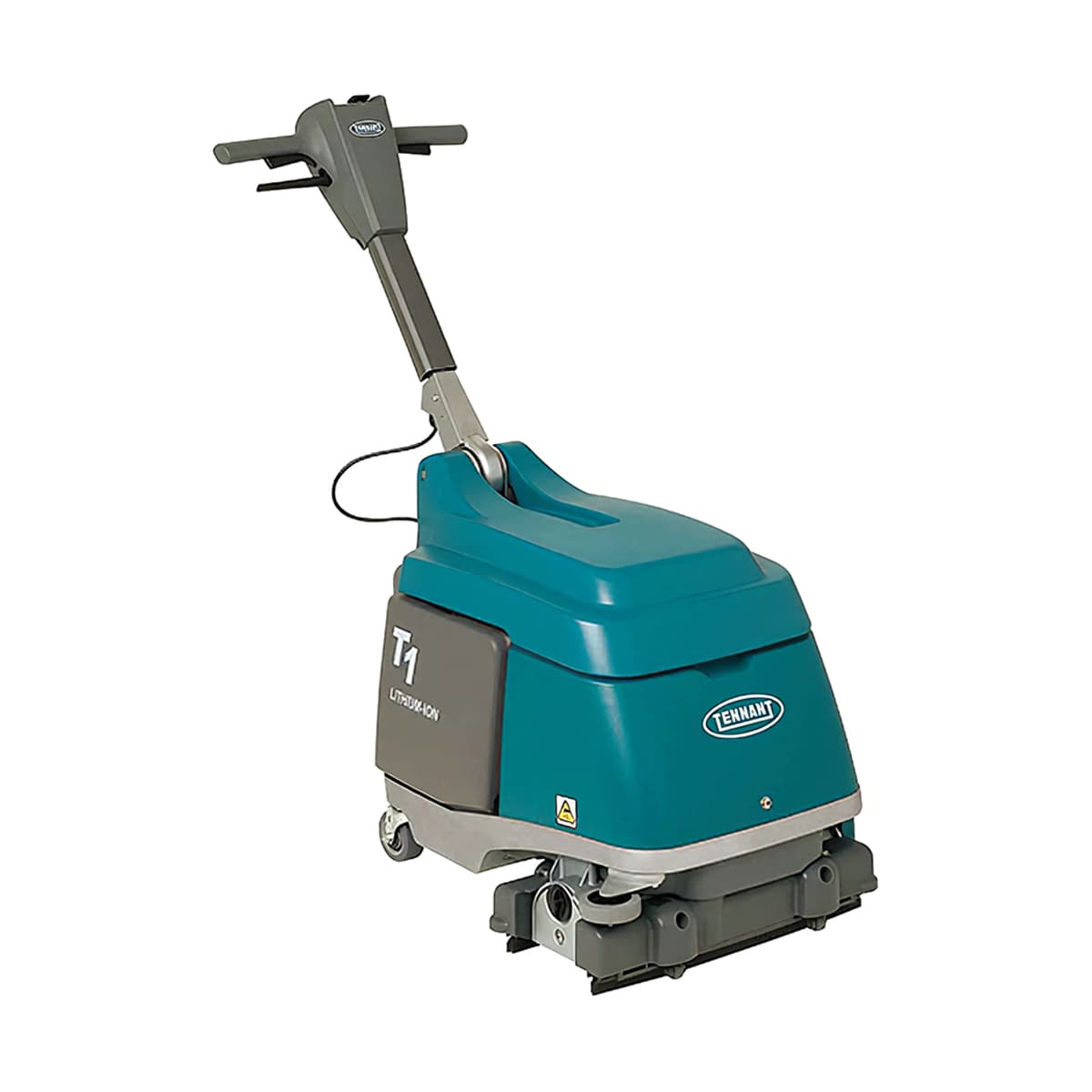 Tennant T1 Commercial Use Floor Scrubber 15IN Teal With 15IN Head Walk Behind AGM Battery 1/Each