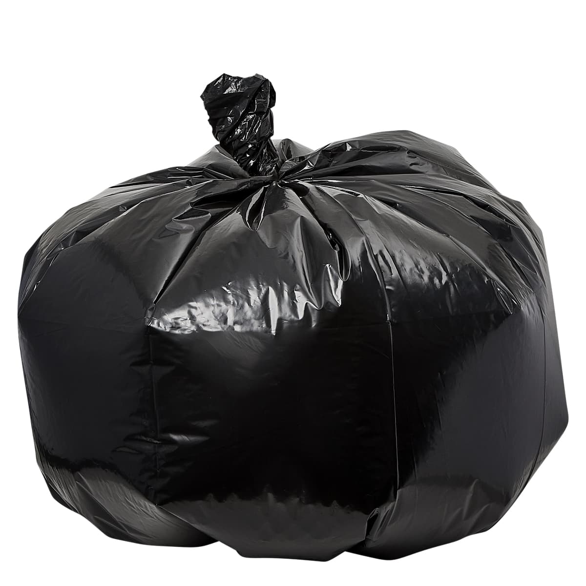 Victoria Bay Can Liner 40X47 IN 40-45 GAL Black Flat Pack 100/Case