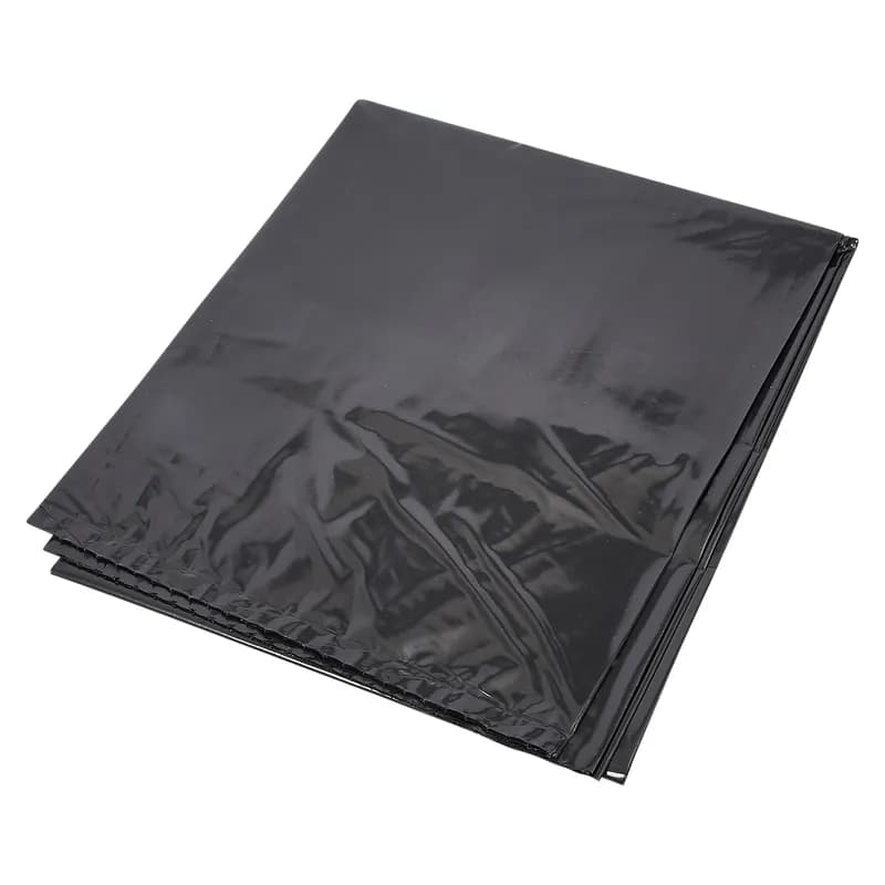 Victoria Bay Can Liner 40X47 IN 40-45 GAL Black Flat Pack 100/Case
