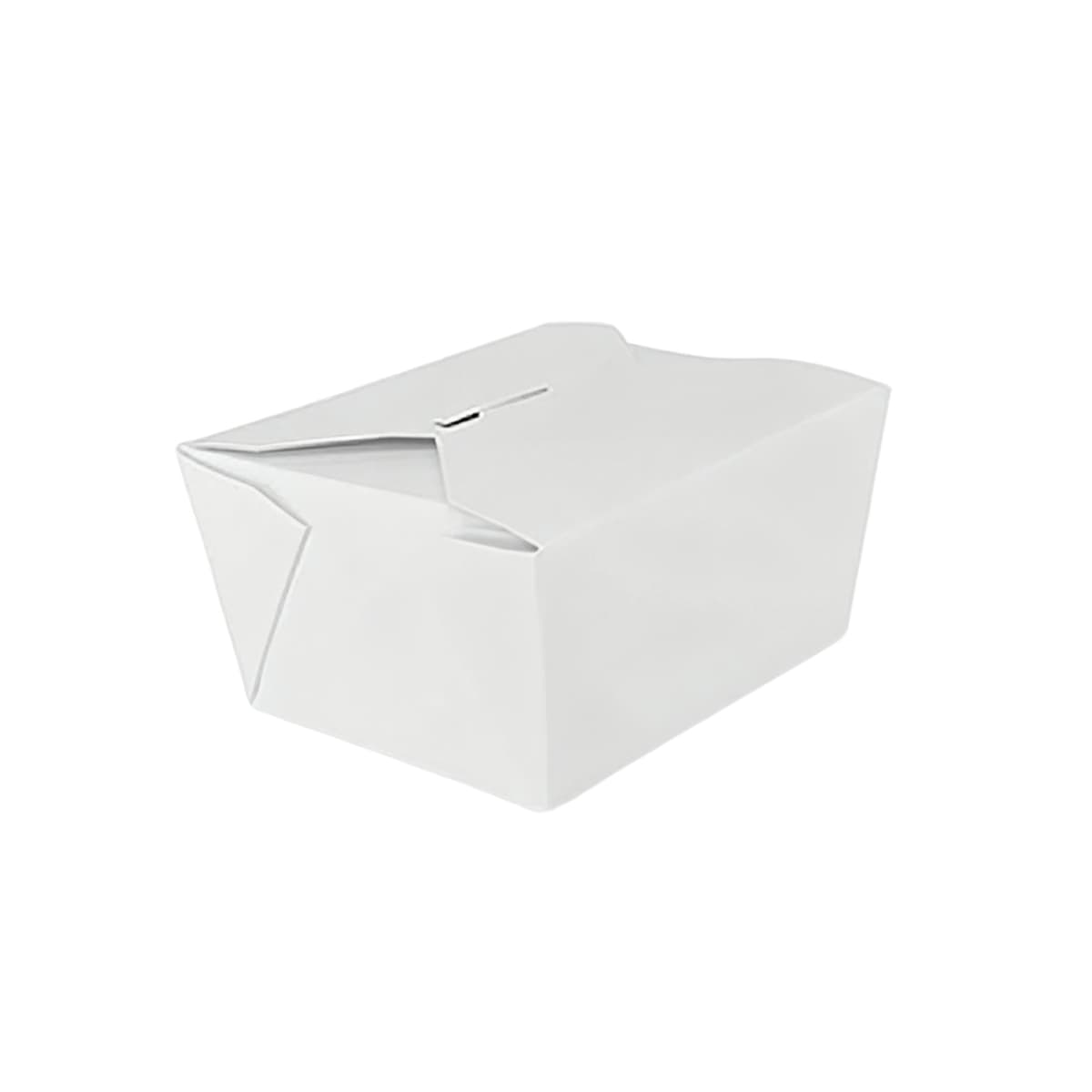 Victoria Bay #1 Take-Out Box Fold-Top 4.3X3.5X2.6 IN Paper White 450/Case