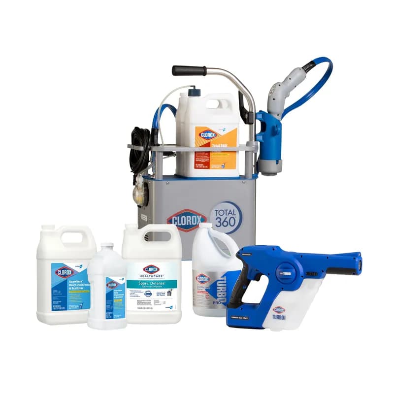 Clorox® Total 360® One-Step Disinfectant 1 GAL Multi Surface RTU Quat Antibacterial 4/Case