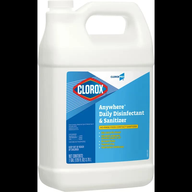Clorox® Anywhere® Disinfectant 1 GAL Multi Surface Daily RTU 4/Case